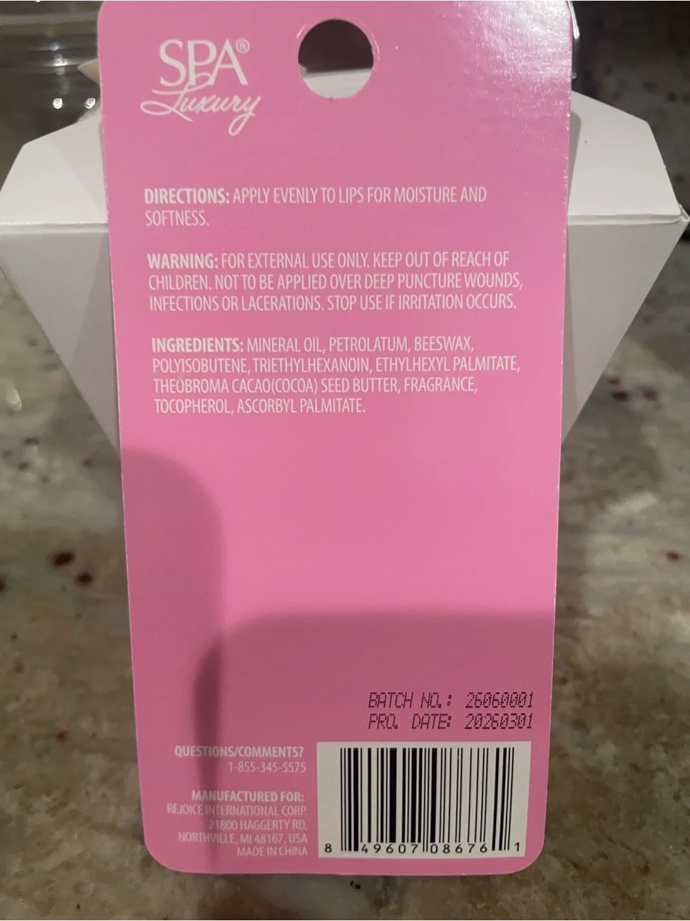 🎉🎉 5 for $15 Brazilian Flora Mini Lip Butter - Pink (2 Pack)